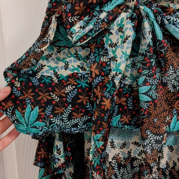 French Connection Asymmetrical Ruffle Skirt Sz 2 - Picture 6 of 6